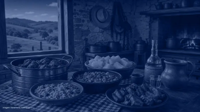 Porco na lata e farofa de içá: a cozinha tropeira de Silveiras