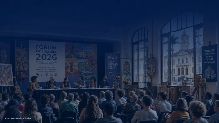 Taubaté sedia Fórum de Cultura 2026 com debates sobre políticas culturais