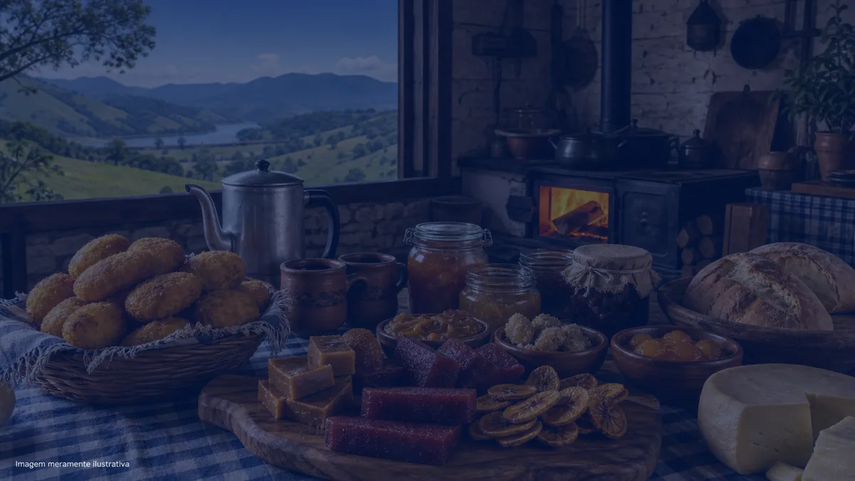 Bolinho caipira e doces caseiros: a gastronomia de Santa Branca