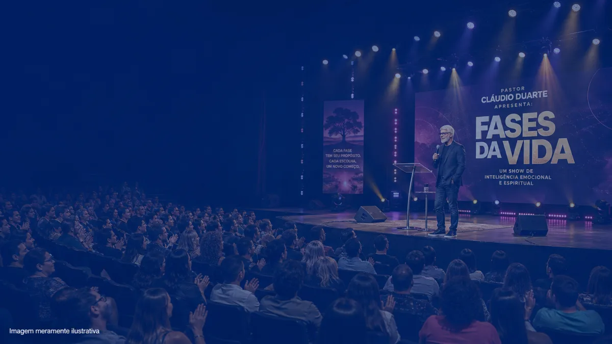 Pastor Cláudio Duarte apresenta Fases da Vida em Pindamonhangaba