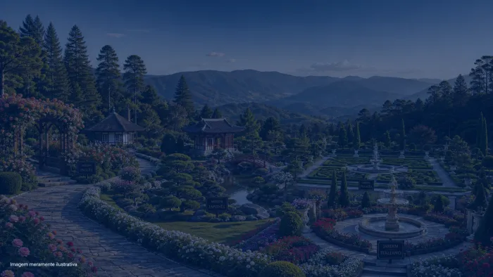 Amantikir: os jardins de 14 países na Serra da Mantiqueira