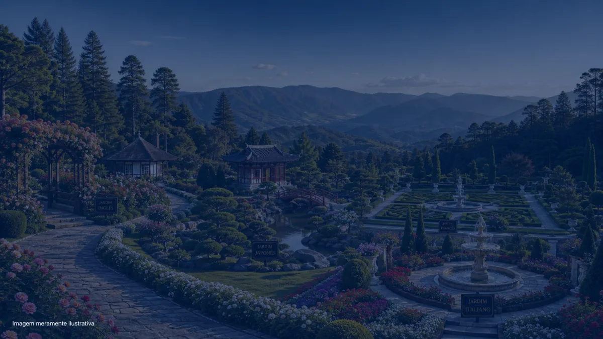 Amantikir: os jardins de 14 países na Serra da Mantiqueira