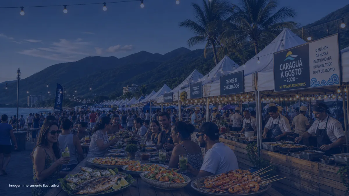 Caraguá a Gosto 2026 reúne 55 estabelecimentos em festival gastronômico durante agosto