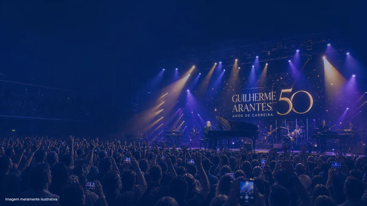 Guilherme Arantes celebra 50 anos de carreira na Arena Farma Conde