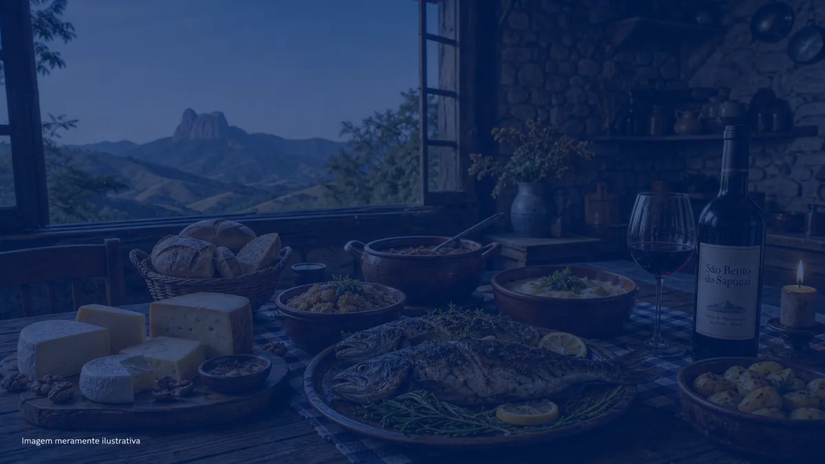 Trutas, queijos e comida caseira: a mesa de São Bento do Sapucaí