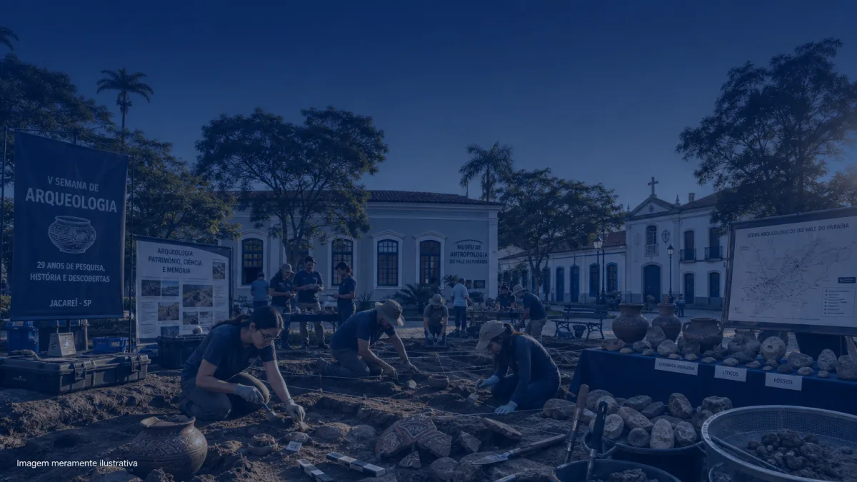 V Semana de Arqueologia celebra 29 anos de pesquisas em Jacareí