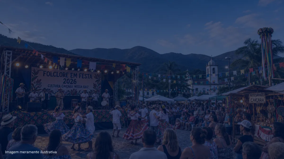 Folclore em Festa 2026 leva dança e tradição caiçara ao Centro de Caraguatatuba
