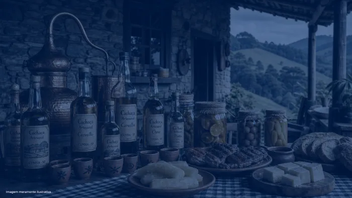 Cachaça artesanal e roça: os sabores de Cunha além da cerâmica