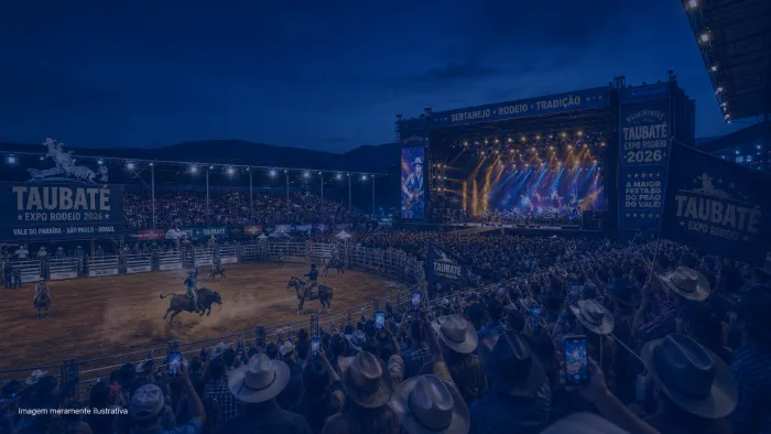 Taubaté Expo Rodeo 2026 reúne shows sertanejos e rodeio em novembro
