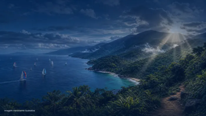 Clima de Ilhabela: ventos, chuva na mata e a janela ideal pra cada trilha
