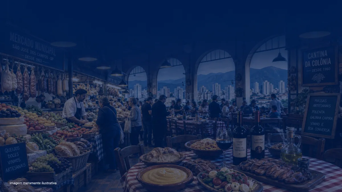 Mercado Municipal e cantinas tradicionais: a gastronomia de São José dos Campos