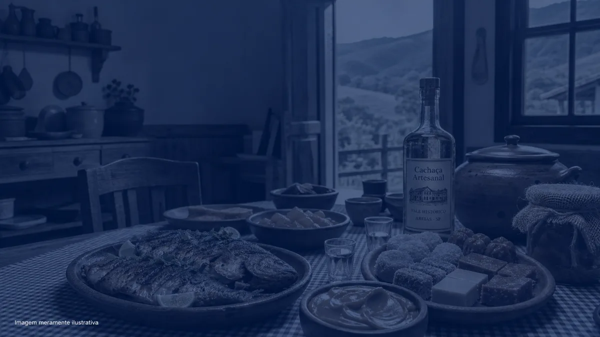 Tilápia, cachaça e doces artesanais: a gastronomia simples de Areias