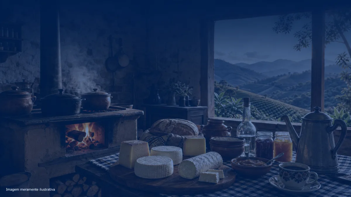A gastronomia rural de Pindamonhangaba: fogão a lenha e queijos