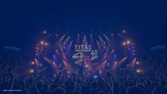 Titãs celebram 40 anos de “Cabeça Dinossauro” na Arena Farma Conde