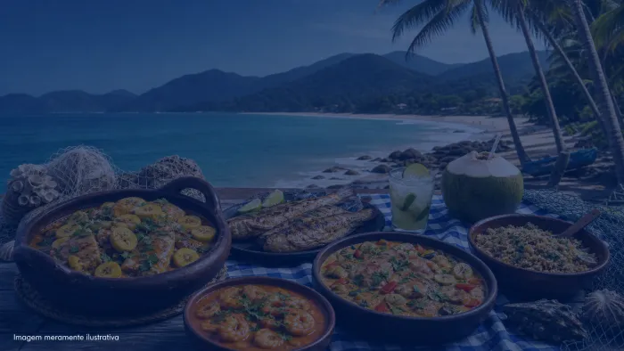 Peixe com banana e azul-marinho: os sabores caiçaras de Ubatuba
