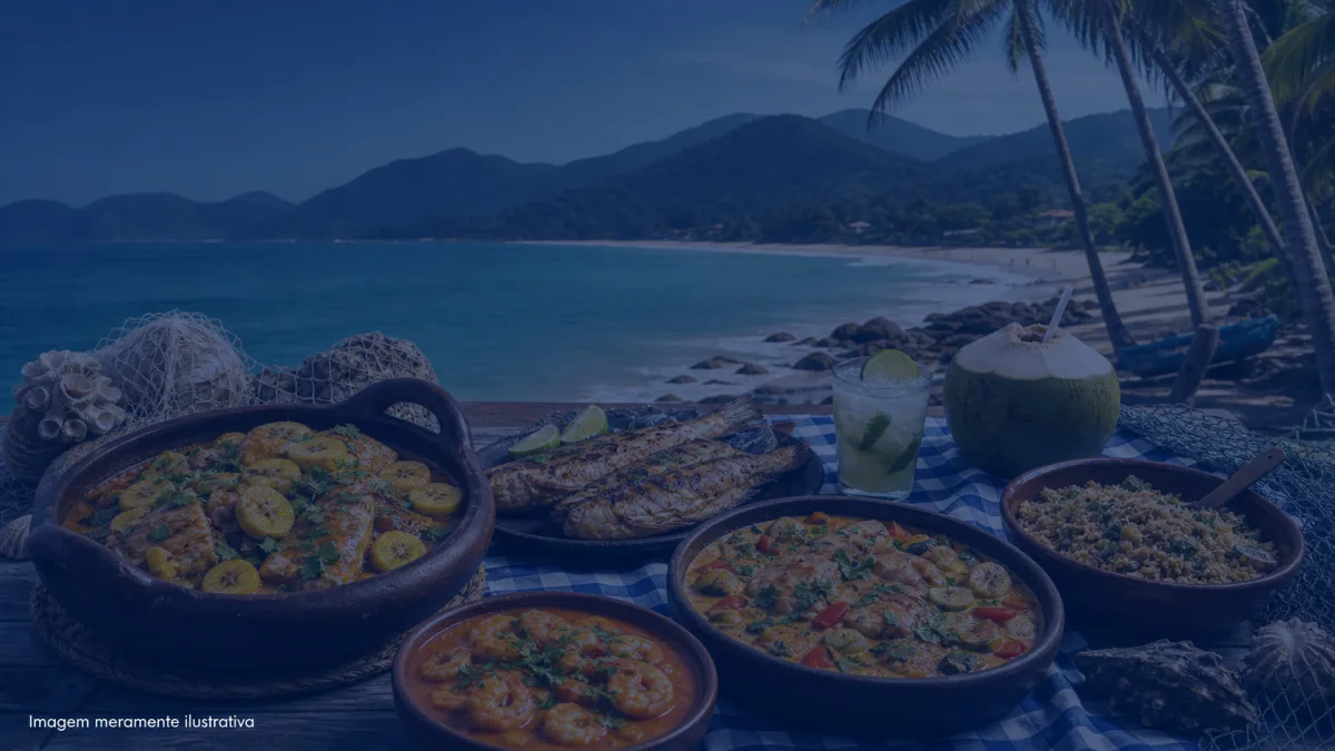 Peixe com banana e azul-marinho: os sabores caiçaras de Ubatuba