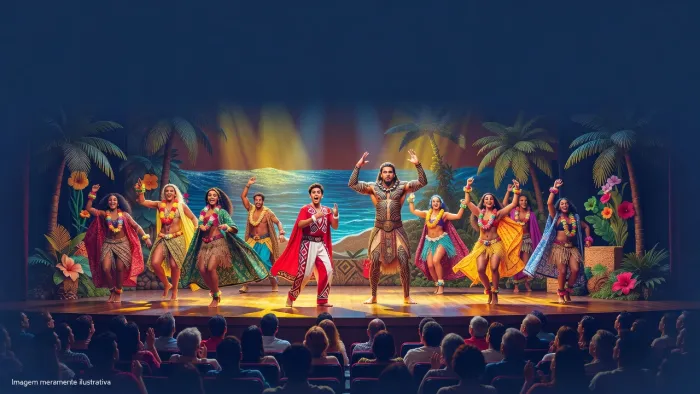 Espetáculo Moana chega ao Teatro Galpão em Pindamonhangaba