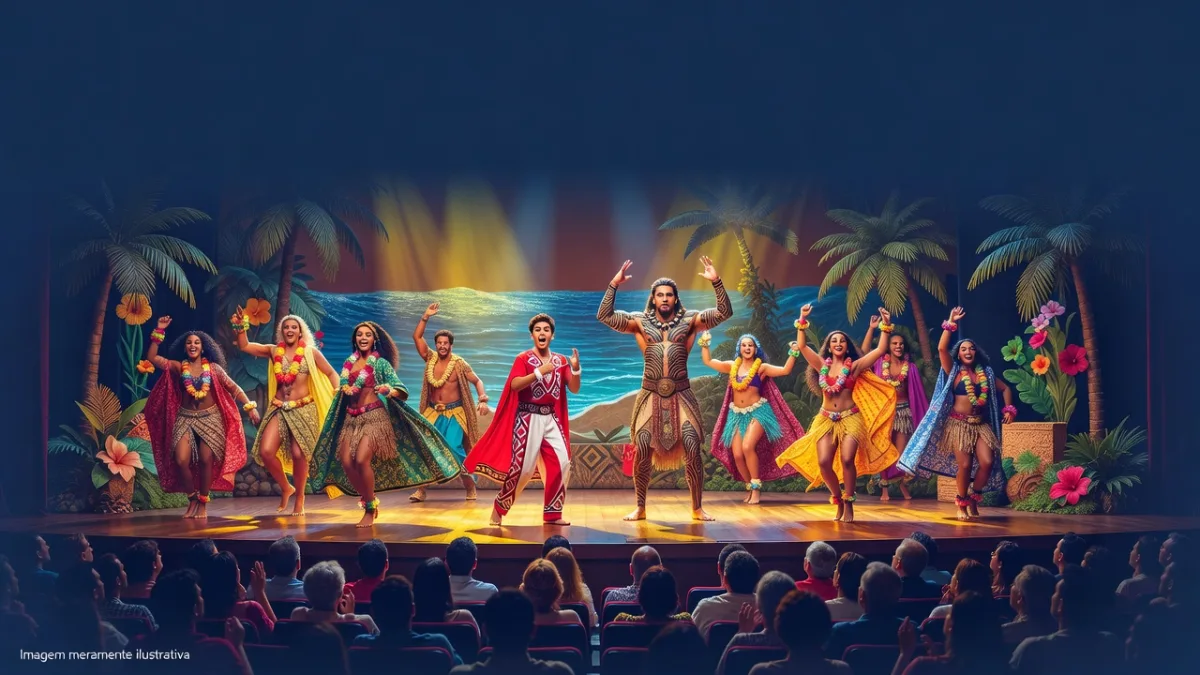 Espetáculo Moana chega ao Teatro Galpão em Pindamonhangaba