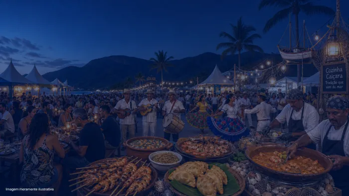 27º Festival do Camarão reúne gastronomia e cultura caiçara em Caraguatatuba